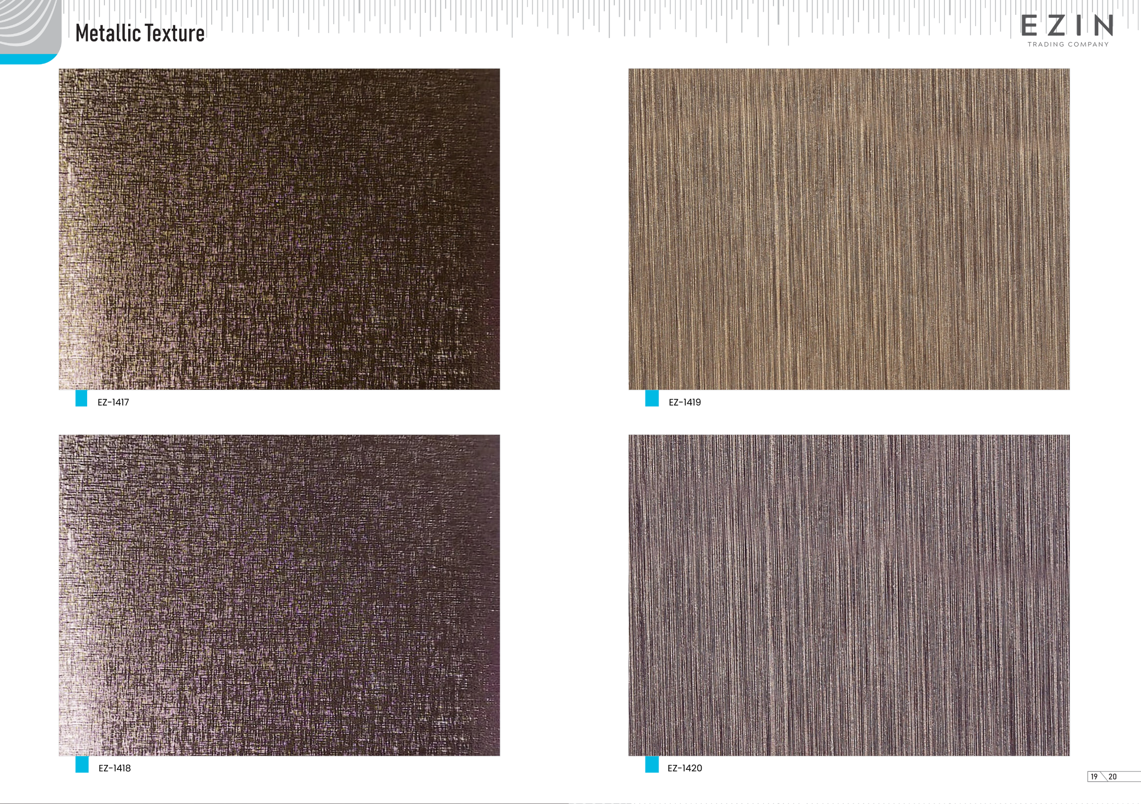 METALLIC TEXTURE COLLECTION PVC