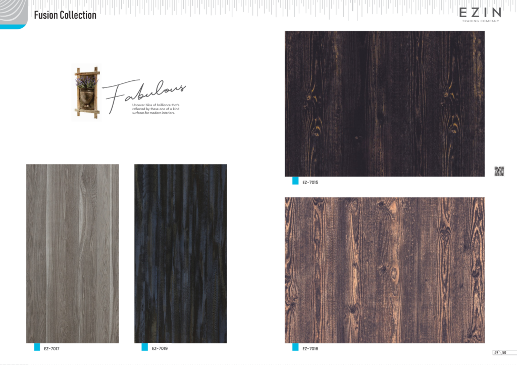 FUSION COLLECTION PVC LAMINATES