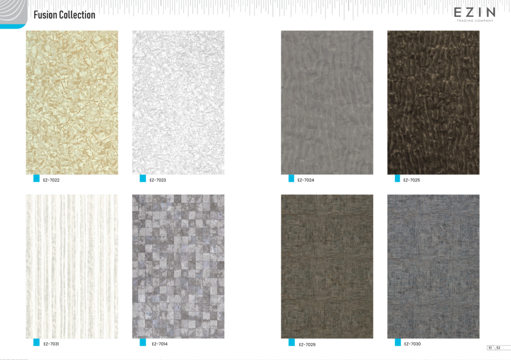 FUSION COLLECTION PVC LAMINATES