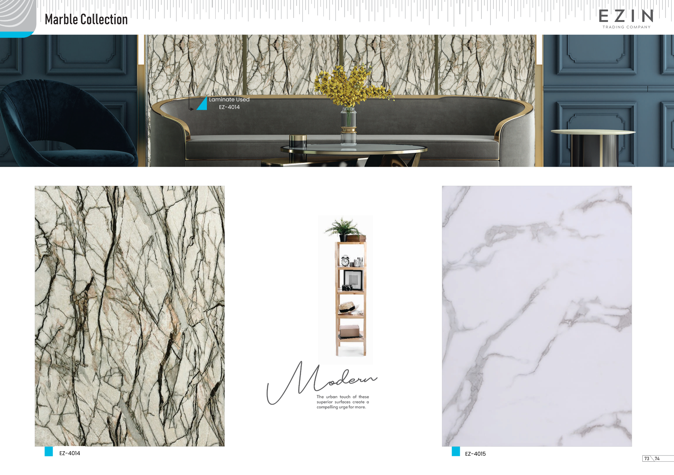 MARBLECOLLECTION PVC LAMINATES