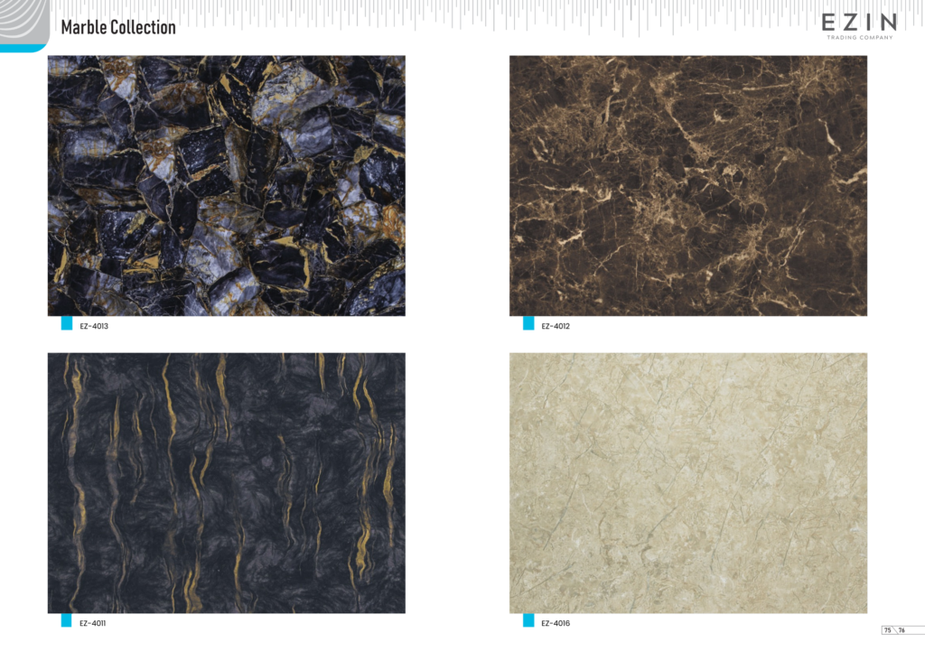 MARBLECOLLECTION PVC LAMINATES