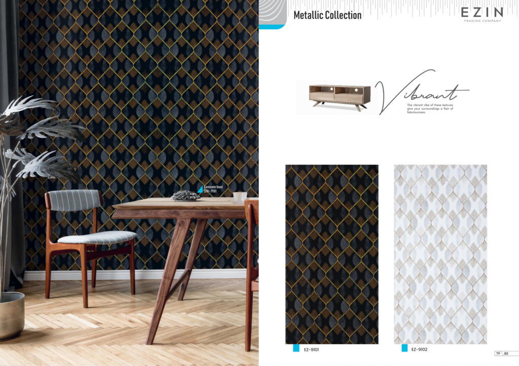 METALIL COLLECTION PVC LAMINATES